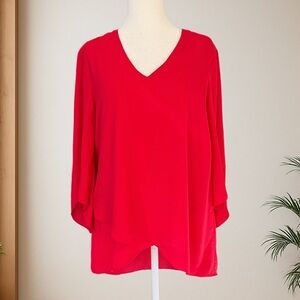 Karen Kane Red Blouse – Size M